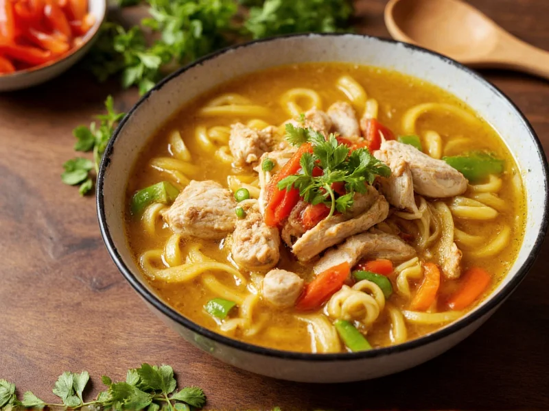 Vietnamese Chicken Noodle Soup with Yellow Noodles Explained