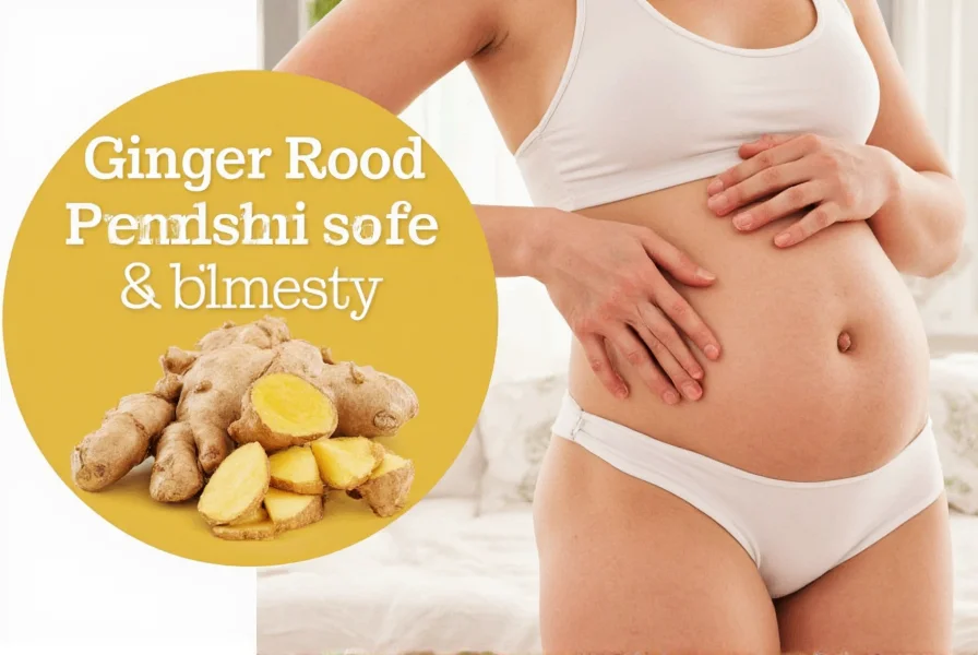 Various forms of ginger for pregnancy nausea including fresh root, tea bags, and capsules