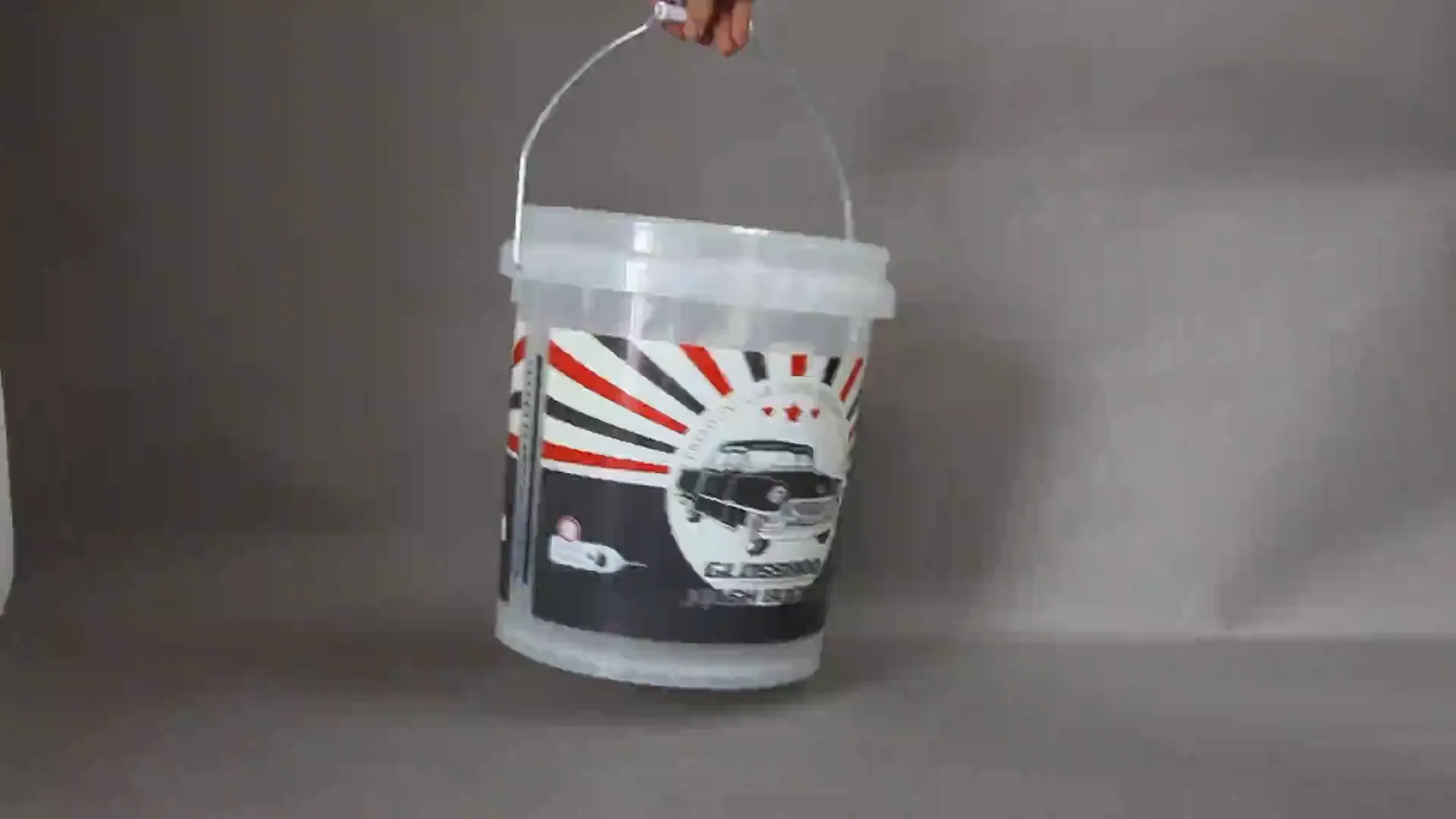 Innopack 5 Liter Plastic Paint Pail Square Bucket Pail Food Grade 5l