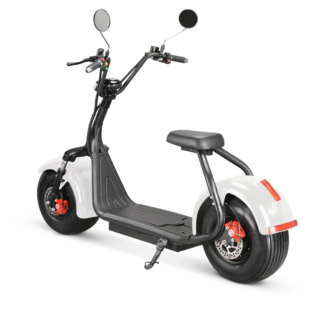 

SoverSky 2021 us Warehouse Stock Now 2 Wheel Fat Tire Electric scooter Citycoco