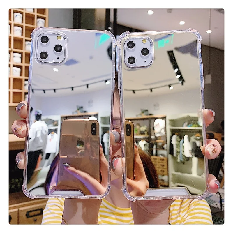 

For iphone 11 12 mini pro max Women Makeup Phone Case Shockproof, for iphone 12 fashion mirror phone case
