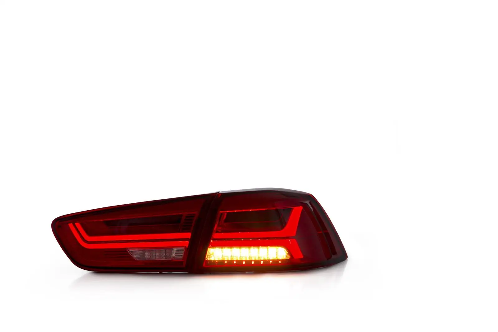 VLAND manufacturer for car lamp for Lancer Ex Evo tail light 2010-2018 tail light plug and play with sequential indicator