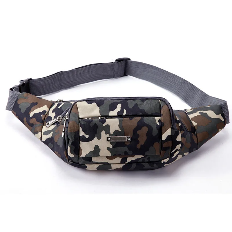 

Hot Sale Multi-functional Camouflage Sport Running Military Waist Bag Fanny Pack