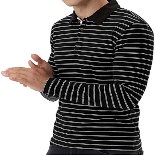 

hot sale spring cool and breathable long sleeves knitted sweater custom striped color soft men's sweaters