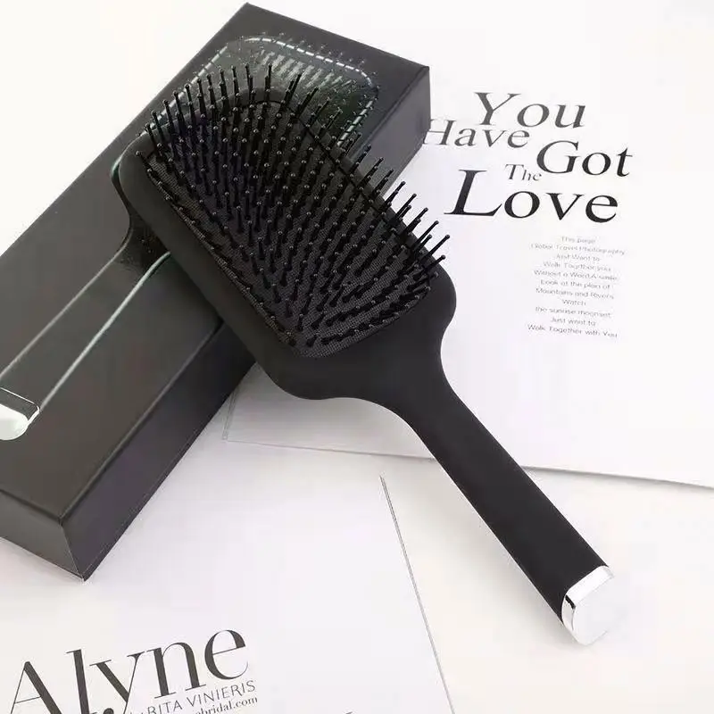 

Without Mini Brushes Cushion Rectangular Vierkante Removable Hairbrush Pink Gift Care Rose Gold Oval Your Logo Paddle Hair Brush