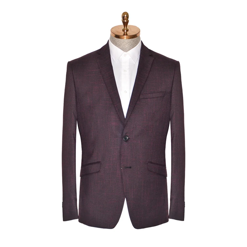 

Nude Body Suit for Men Classic Male Work Blazer Suits High Quality Cost Effective Casual Business Suits Blue Plaid Accept OEM TR