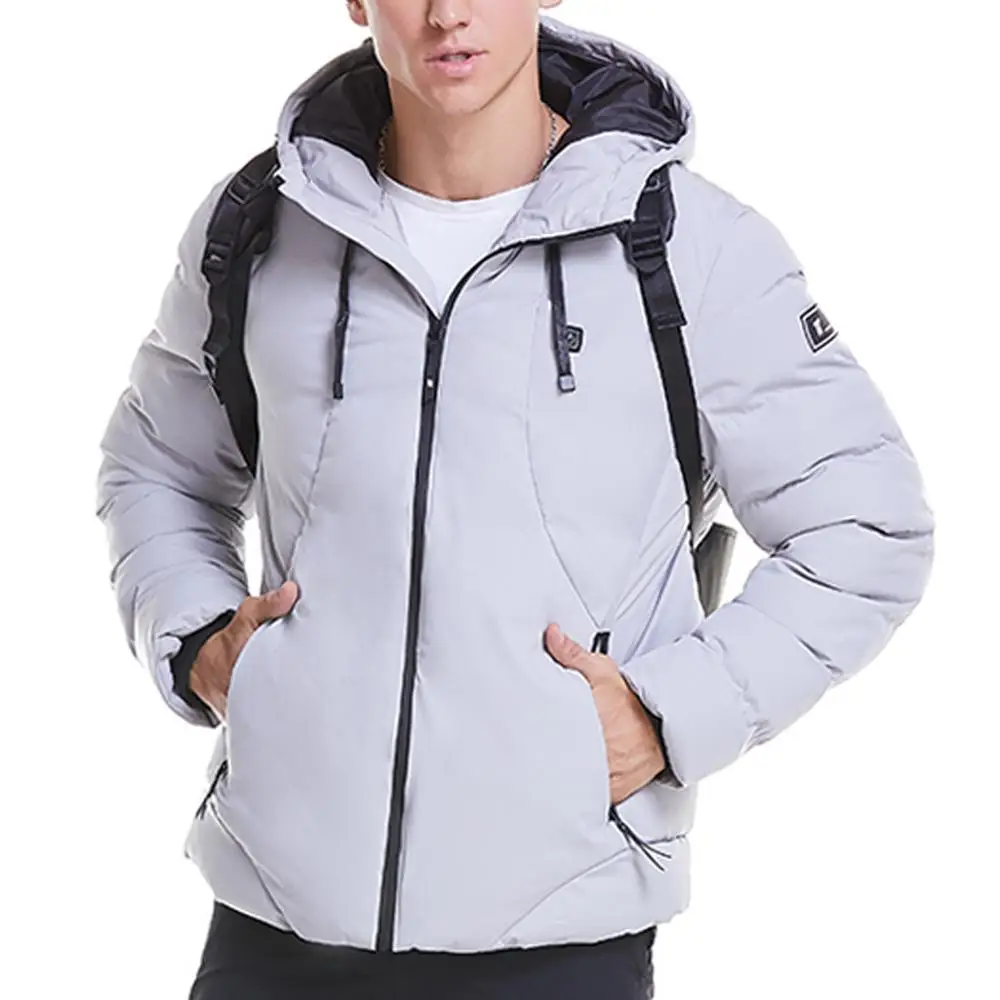 Custom Men Women Heated Jackets Vest Down Cotton Outdoor Coat USB Heating Hooded Winter Thermal Warmer Jackets
