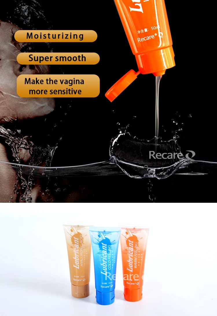 Recare natural sex oil and gel anal water based personal lubricant sex|  Alibaba.com