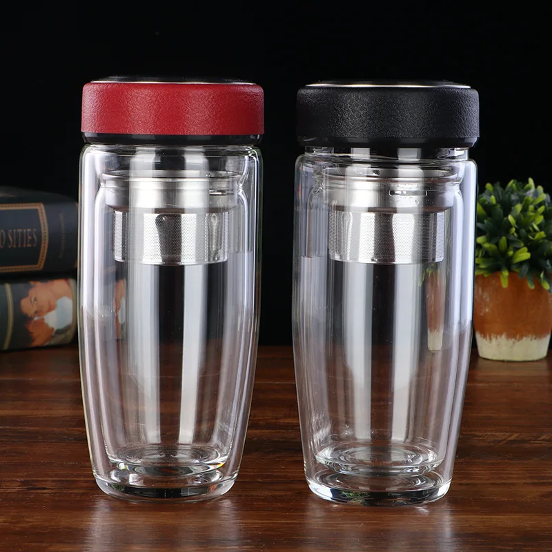 

Mikenda high borosilicate water mug high temperature resistant commercial 380ML water bottle