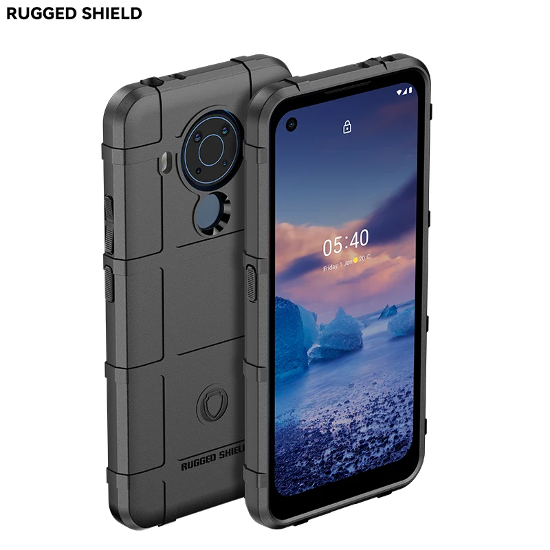 

Rugged shield shockproof tpu mobile phone case for Nokia 5.4 back cover, 4 colors