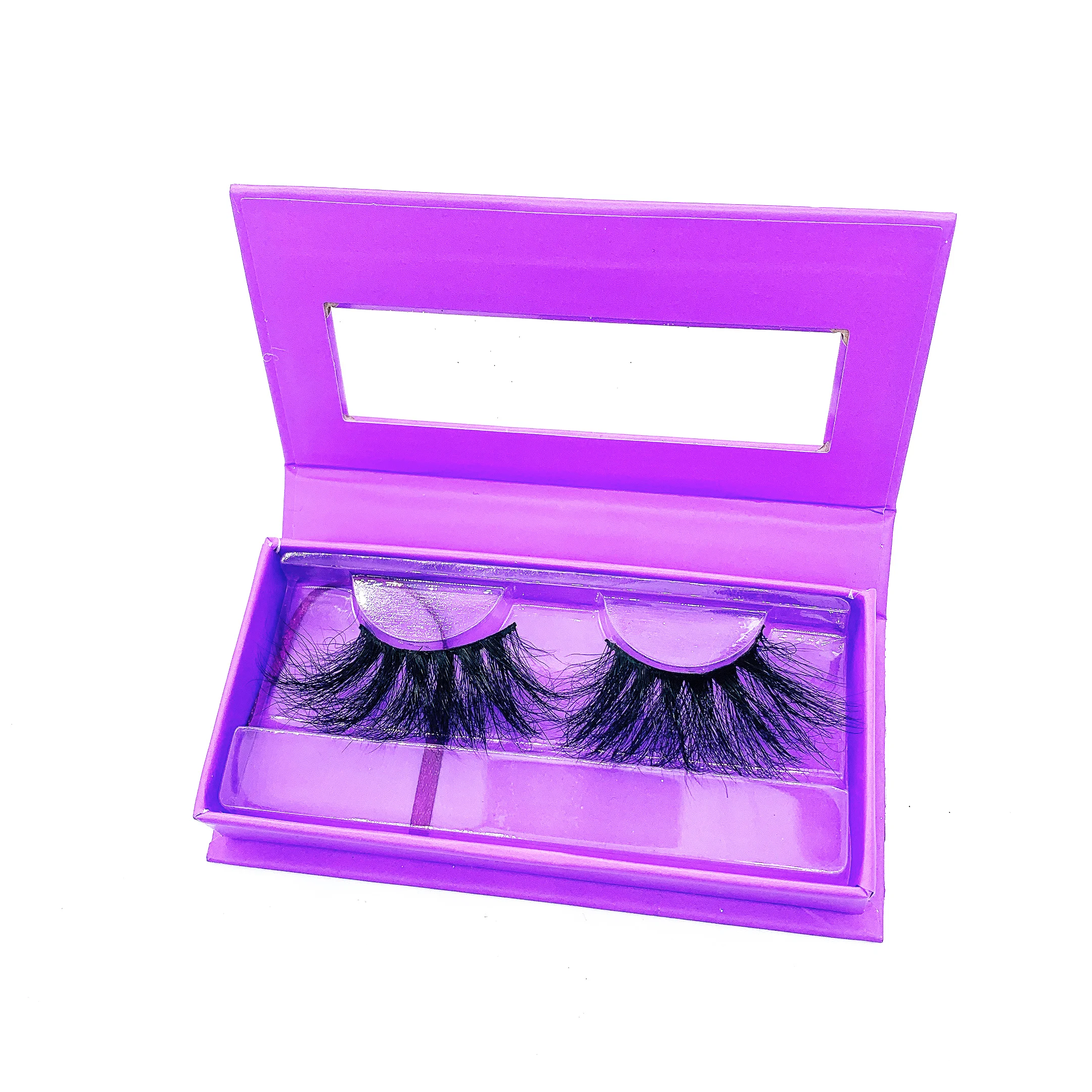 

5D False Natural Eyelashes Hot sale super long 25mm False Eyelash, Black color