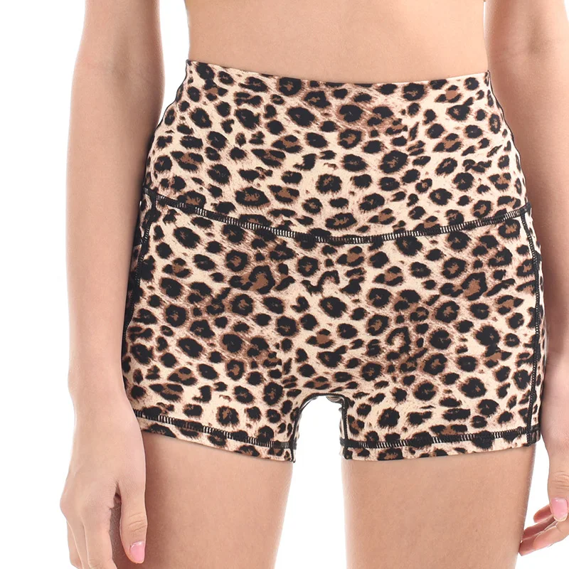 

Factory supply Women High Waist Yoga Shorts Seamless Leggings printed Sportswear Fitness Yoga Pants