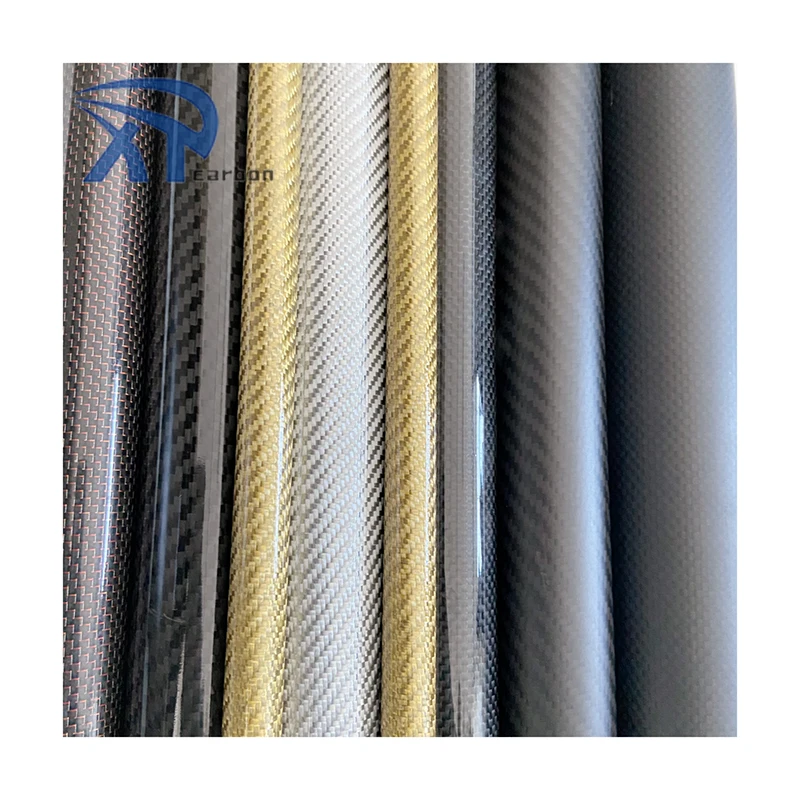 

22mm 3K Plain light weight matte carbon fiber tube Factory product
