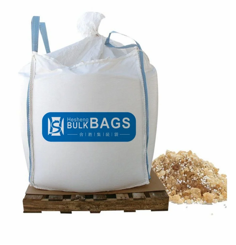 

HESHENG OEM Hot bulk bag with discharge spout container bags big bag 1000 kg for Packaging Storage