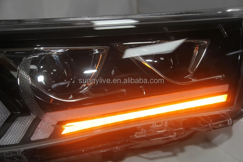 New Arrival led front light  for TOYOTA for HILUX VIGO Hilux Revo Headlights  Black Housing YZ