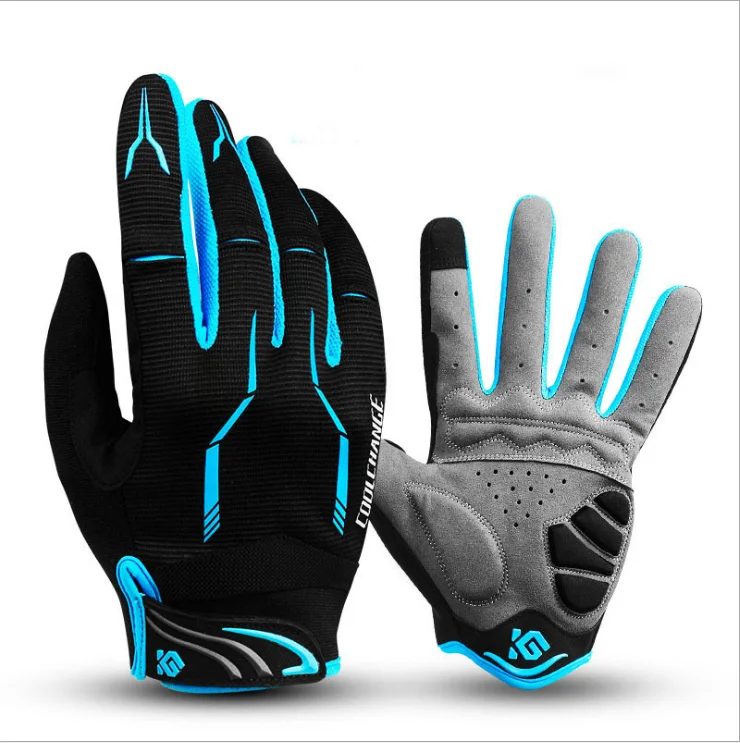 

Cycling Gloves All-Right Mountain Road Bicycle Long finger Gloves SBR Shock-absorbing Men and Women Riding Equipment