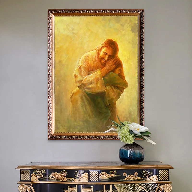 

Jesus Christ Jesus Canvas Posters and Prints Wall Art Pictures catholic art printing cuadros decoracion canvas painting, Multi colors