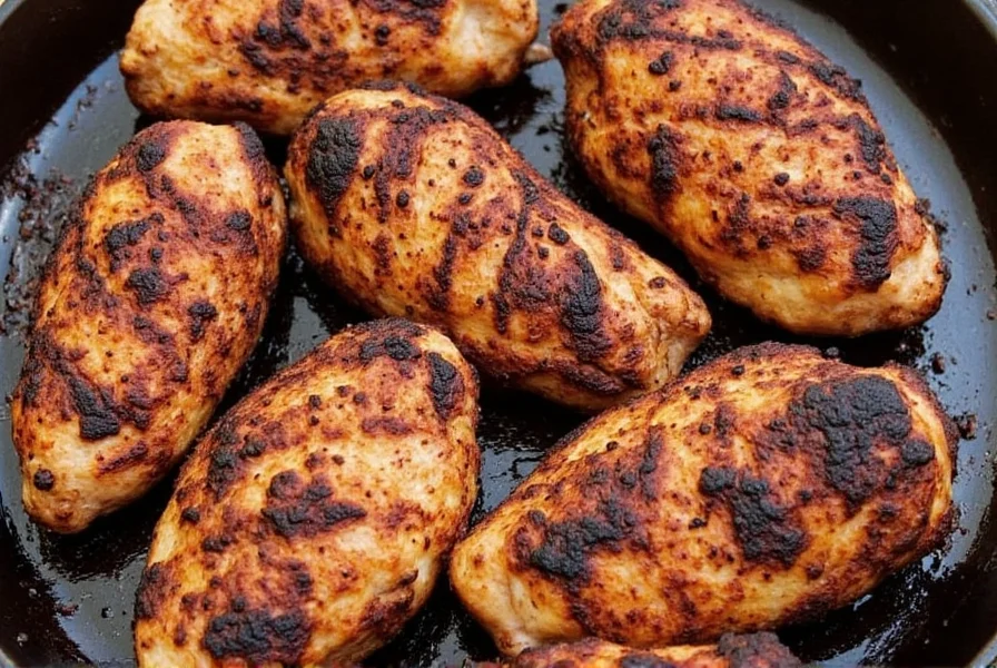 Spice packaging for blackening