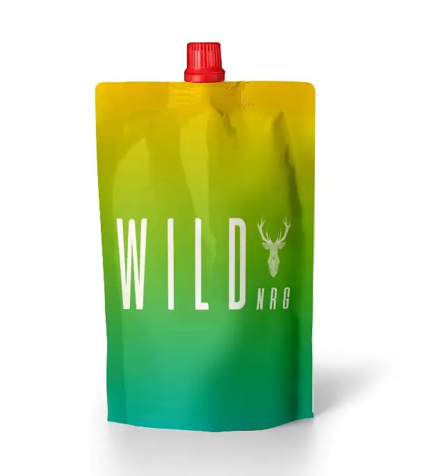 
High quality Plastic beverage spout pouch Fruit Juice drink Spout bag With custom printing 