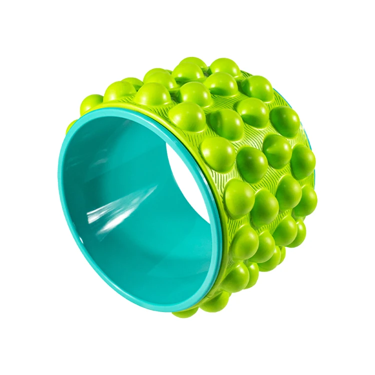 

3D Hard Massage EVA ABS eco back roller anti slip yoga massage wheel
