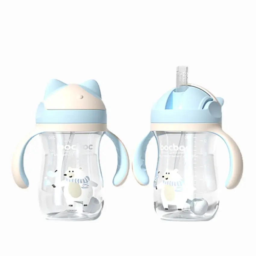 

Chinese Manufacturer 280ml Baby Sippy Cup Bottle Breastfeeding Baby Sipper Bottle