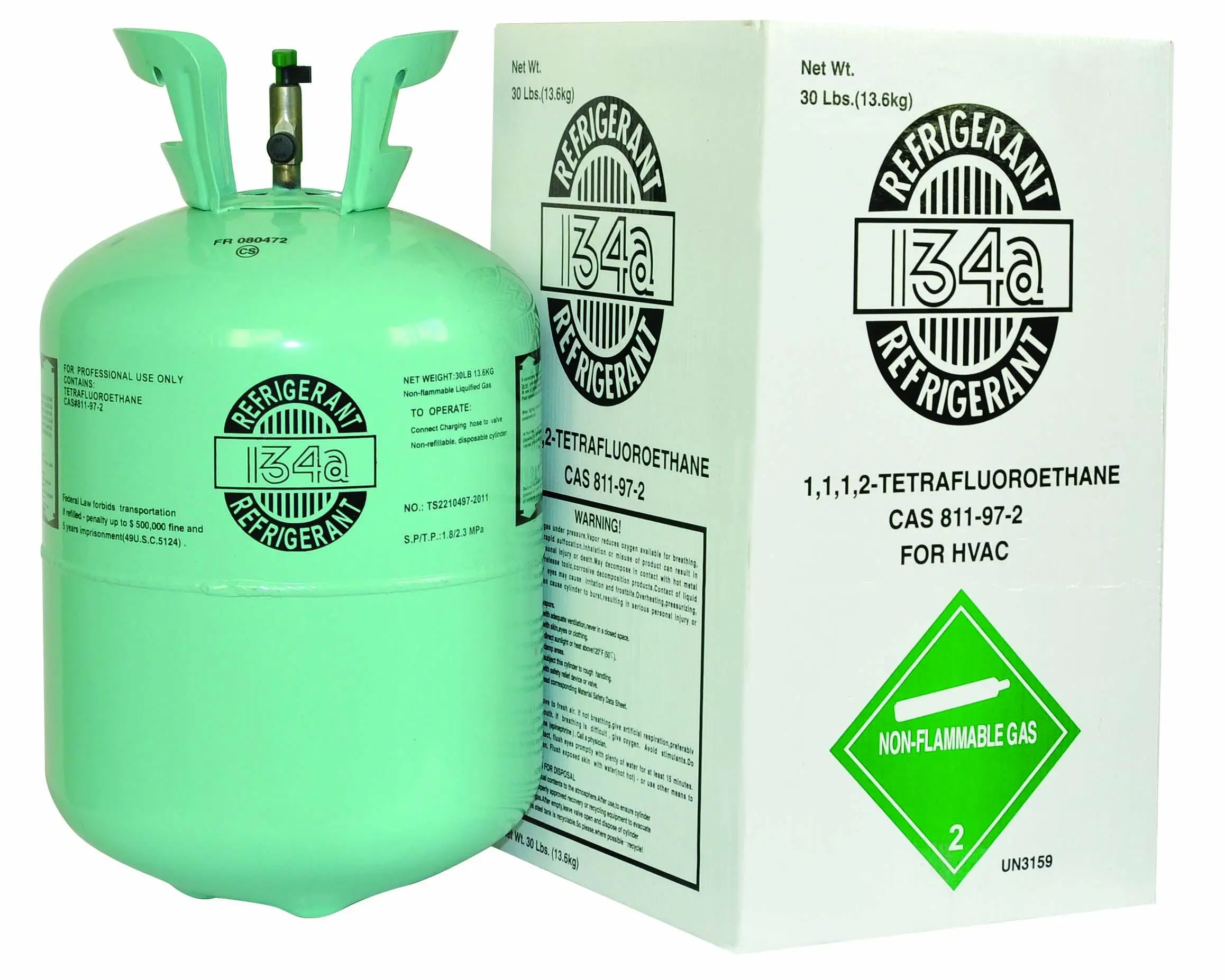 
Factory supply air condition 99.9% purity/Bulk buying HFC refrigerant gas R134a/gas R134  (62006684105)