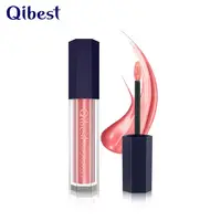 

QIBEST Pearlescent Diamond Lip Gloss Makeup Private Label Glitter Lipgloss