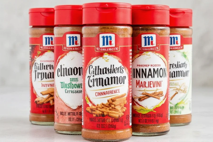 McCormick cinnamon bottle with safety seal verification