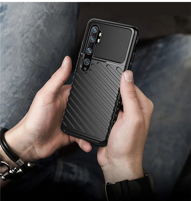 Latest fashion luxury brand soft TPU stripe texture shock proof famous cell phone back cover case for Xiaomi mi cc9 pro