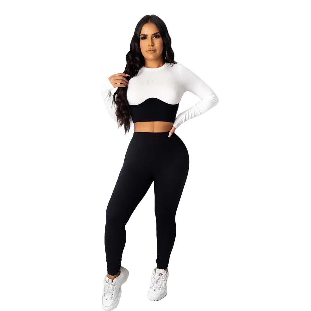 

FS3096A Hot sale women clothing plus size two piece set