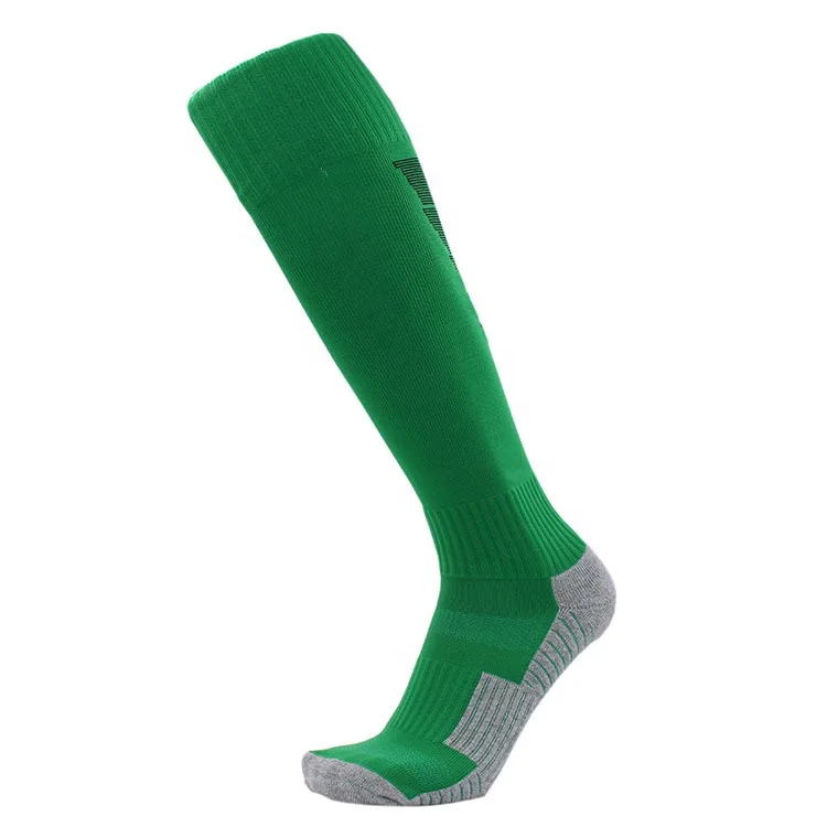 

Sports Long Football Sock 100% nylon Wholesale Soccer Socks, Yellow, green, orange, fluorescent green, rose red, blue