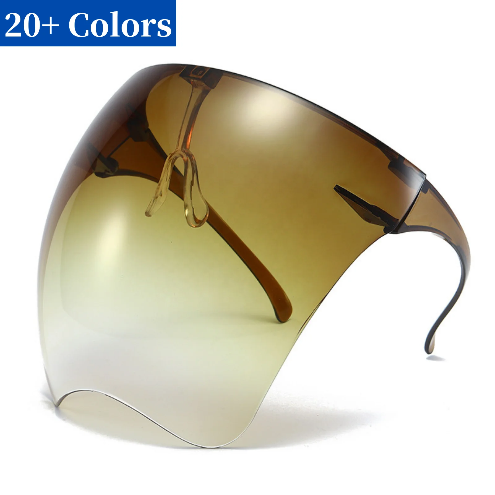 

VIFF Face Shield Visor Sunglasses Mirrored HP20480 Mens Shield Visor Sunglasses Face Shield Glasses