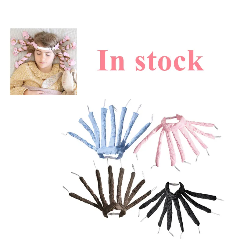 

New Heatless Hair Curlers Headband Octopus No Heat Curling Rod Headband Heatless Curls Lazy Curlers Sleep Curls Wave Hair Curler