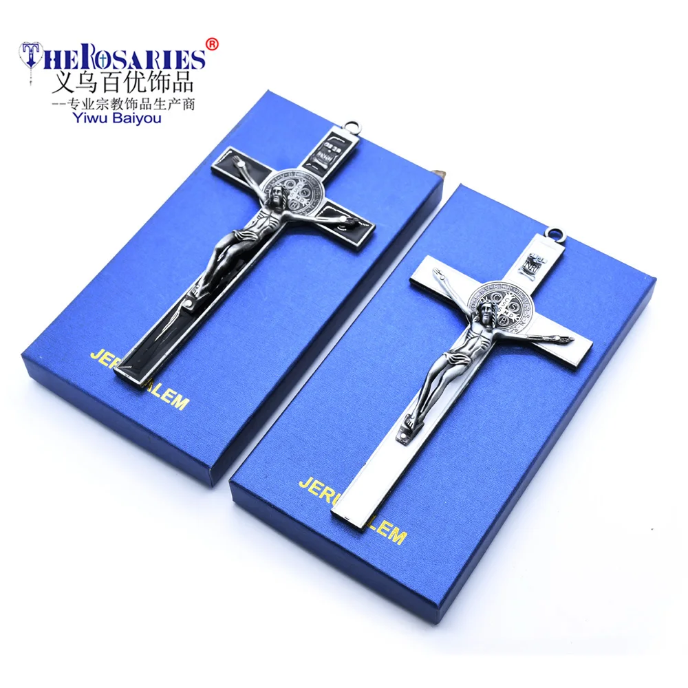 

Cross With Box Set Church Crucifixes Christ Jesus Religious Catholic Cross Gift Anniversary