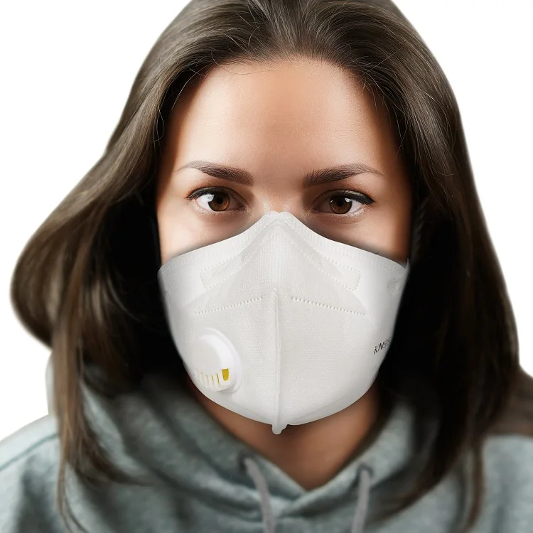 
Personal Protective Non Woven Fabric Daily Use Kn95 Facemask With Valve Respirator 