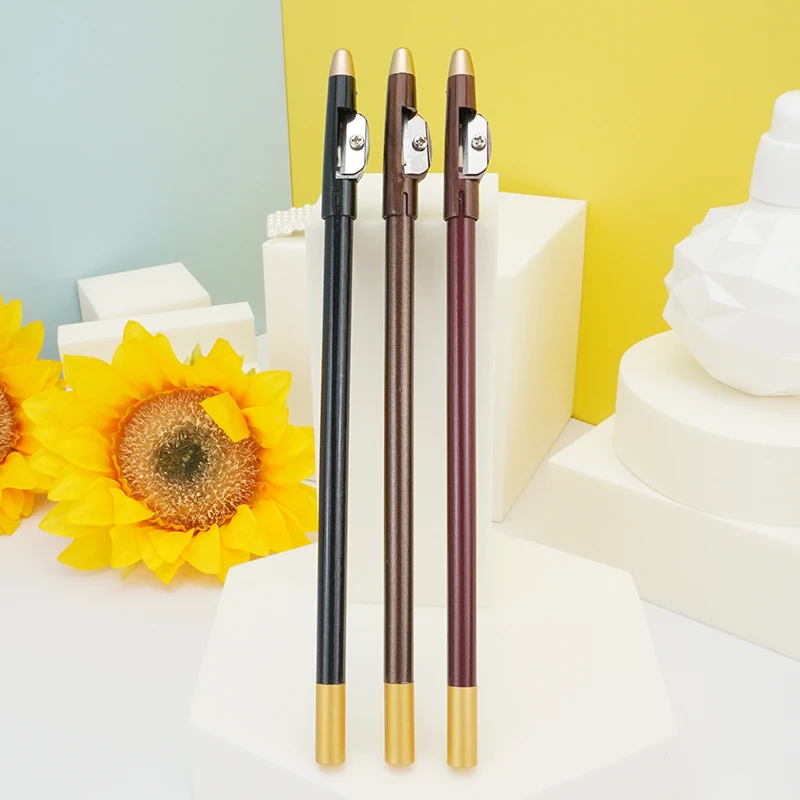 

Wholesale Environmentally Friendly Super Slim Eyebrow Microblading Private Label Eyebrow Pencil, Multi-colored