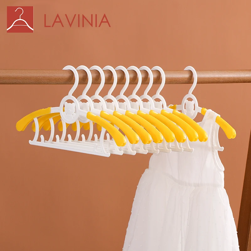 

Children's multifunction scalable non-slip hangers fasion Space Saving racks, Custom color