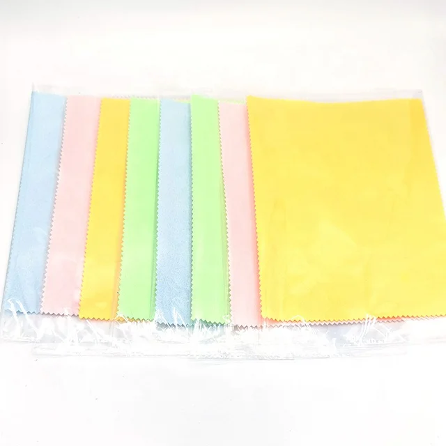 

Microfiber Square Eyeglasses Cleaning Cloth, Yellow/green/blue/pink