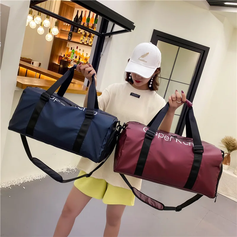 

Wholesale short-distance portable travel bag dry wet separation large capacity shoulder bag sports fitness diagonal large bag, Customized color