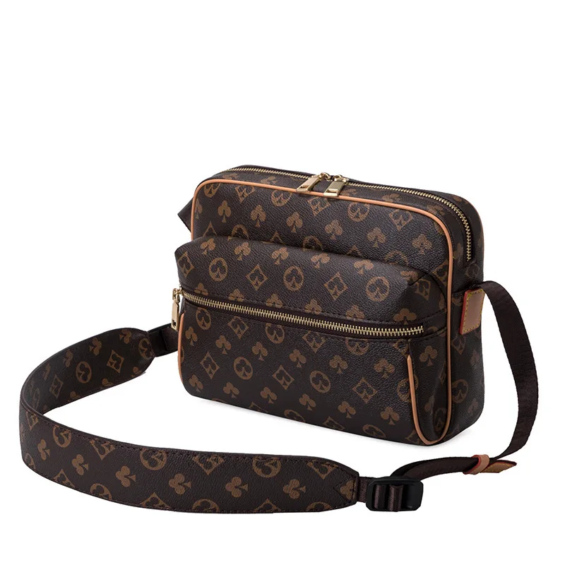 

Classic custom print pu unisex travel messenger bag messenger bag for men designer handbags famous brands