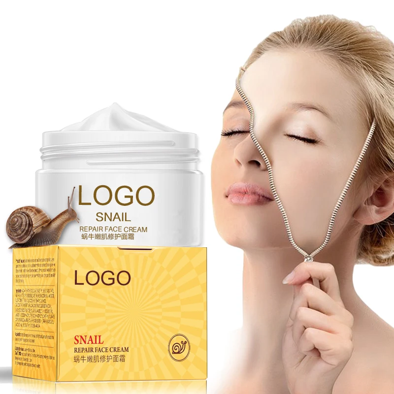 

OEM ODM Snail Cream Face Care Serum Cuidado De La Piel Skin Rejuvenation Moisturize Creme Blanchissante Facial Essence Cream