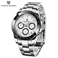 

PAGANI DESIGN PD-1644 Luxury Watch For Men Stainless Steel Quartz Relogio Masculino Mens Watches Silver