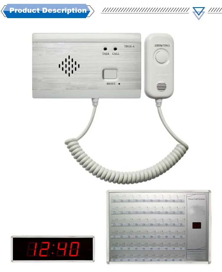Factory direct price hospital emergency medical wireless nurse calling bell system