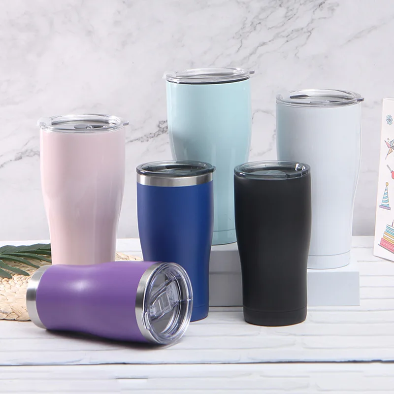 
30oz 20oz Double Wall Stainless Steel Vacuum Insulated Tumbler Cups, Coffee Skinny Stainless Steel Tea Tumbler Cup 