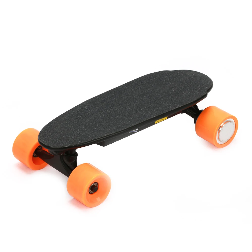 

Hot sale ANZO-01 24V 2.2AH 7S1P 7 PLY Maple 6-8KM Rang Colorful Wheels Mini Electric Skateboard