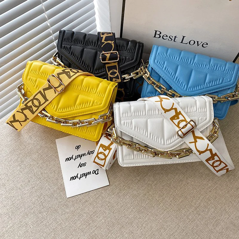 

BB365 Women Pu Leather Chain Purse Best Price Cross Body Fashion Handbag 2021, As picture or custom