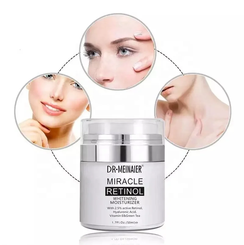 

Private Label 2.5% Real Retinol Vitamin E Green Tea Anti-Aging Whitening Moisturizing Face Cream Acne Treatment Soothing Cream