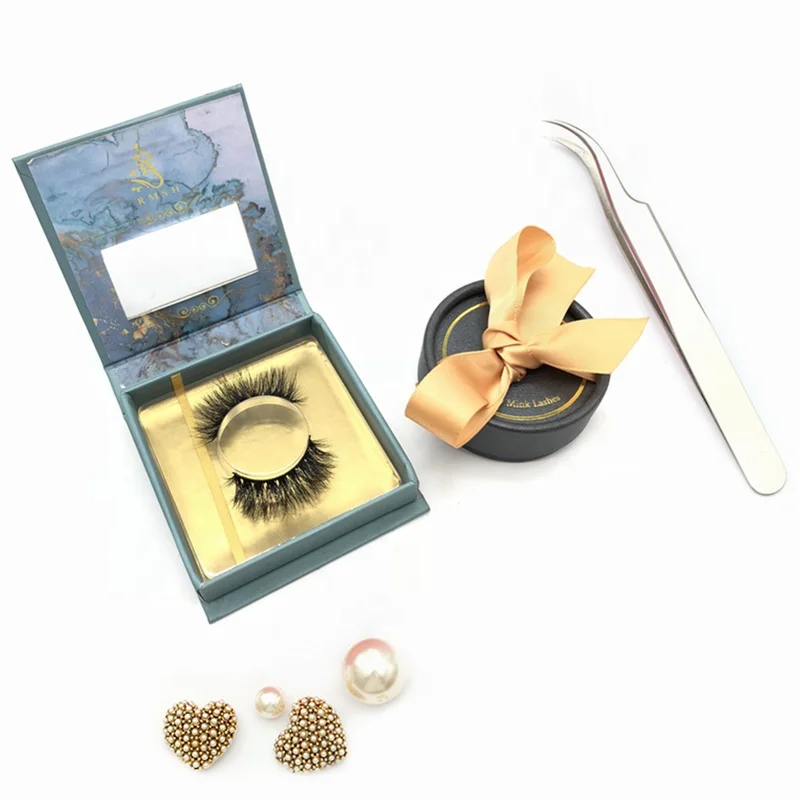 

New Design Custom Eyelash Packing 3d Mink False Eye Lashes Own Brand 25mm Wholesale Mink Eyelashes, Natural black