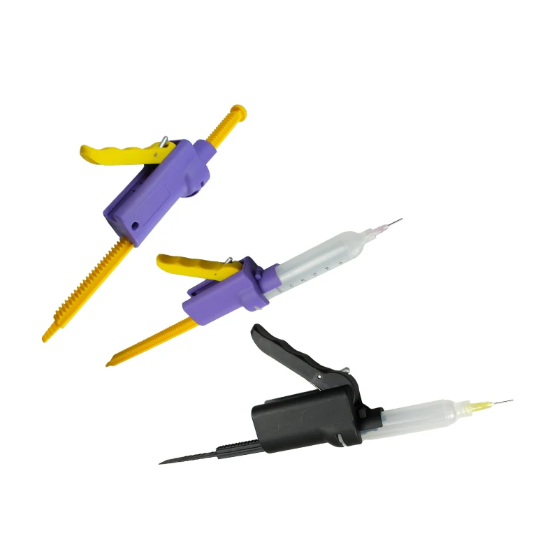 Industrial Grade Single-Component Manual UV Glue Gun 5-55CC Handwritten Push Rod Handheld Press Type for Caulking