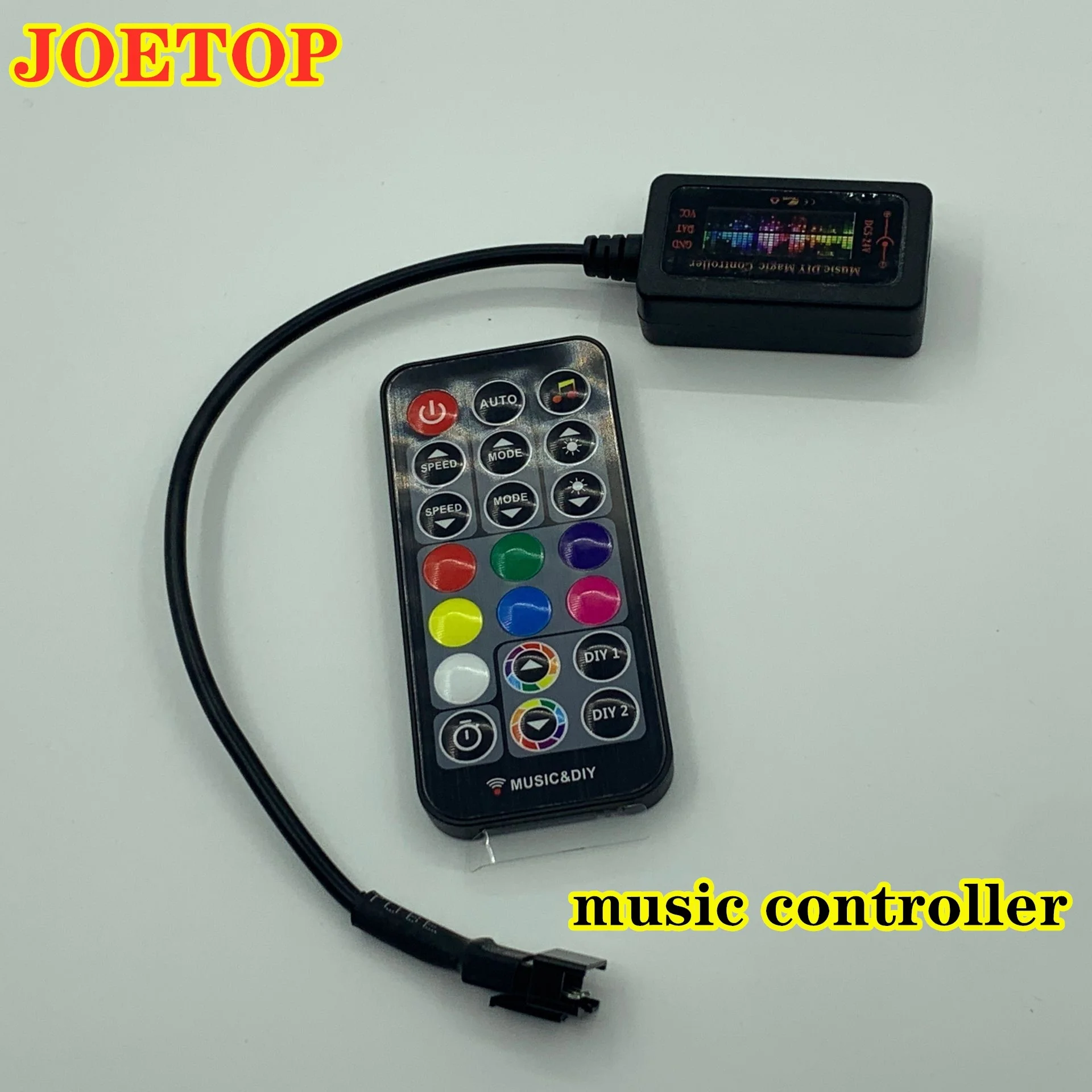 DC5-24V  music LED controller 20Keys RGB Wireless Remote  For WS2811 WS2812b sound controller